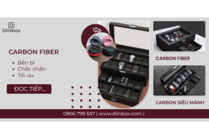 Sự kết hợp thú vị của chất liệu Carbon trong hộp đồng hồ 