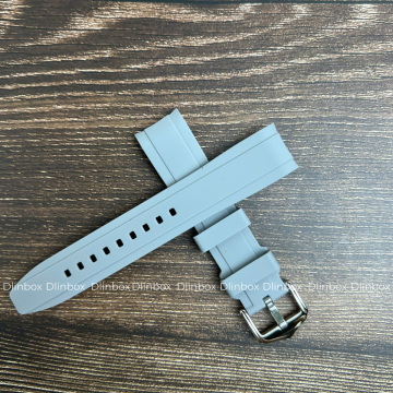 Dây cao su cho đồng hồ Omega Swatch size 20mm màu xám