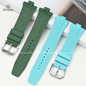 Dây đồng hồ cho Citizen Tsuyosa cao su dạng vân dành cho tất cả các dòng