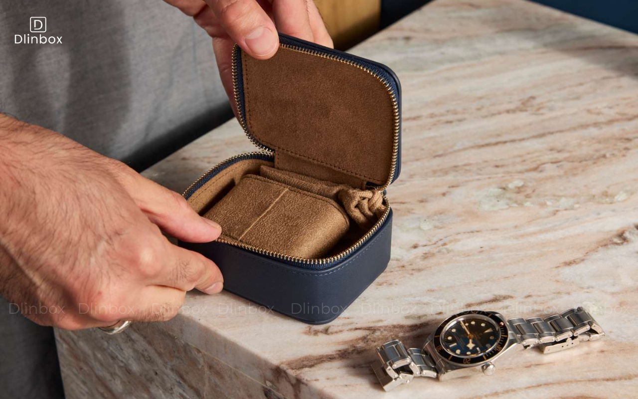 Tổng hợp các mẫu hộp đựng đồng hồ một ngăn có tại Dlinbox 