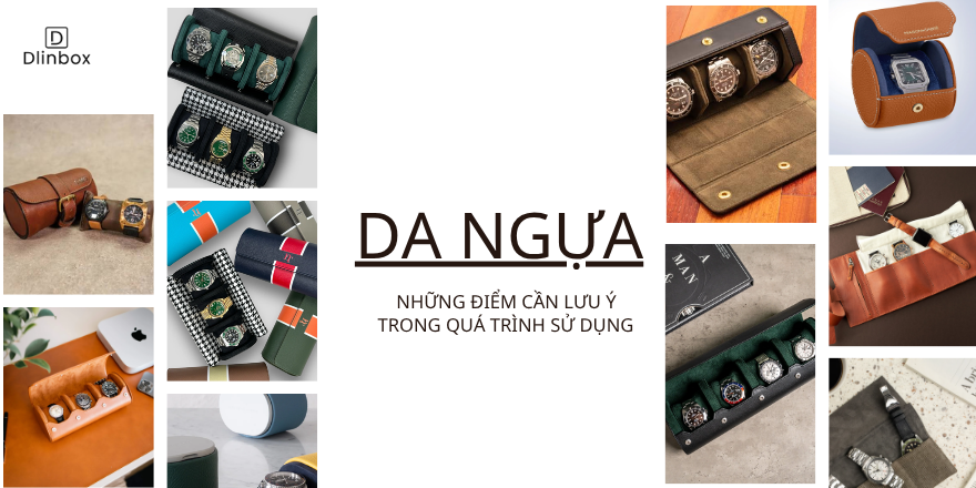Những điểm cần lưu ý với hộp đựng đồng hồ bằng chất liệu da ngựa